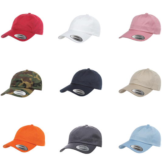 6 Yupoong Classic Dad Hats